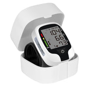Wrist Type Electronic Blood Pressure Monitor Home Automatic Wrist Type Blood Pressure Measurement, Style: No Voice Announcement(White English)
