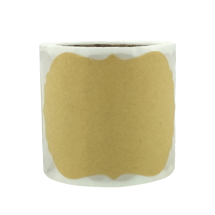 3 PCS Natural Kraft Paper Christmas Label Gift Decoration Stickers, Size: 75 x 50mm(B-63)
