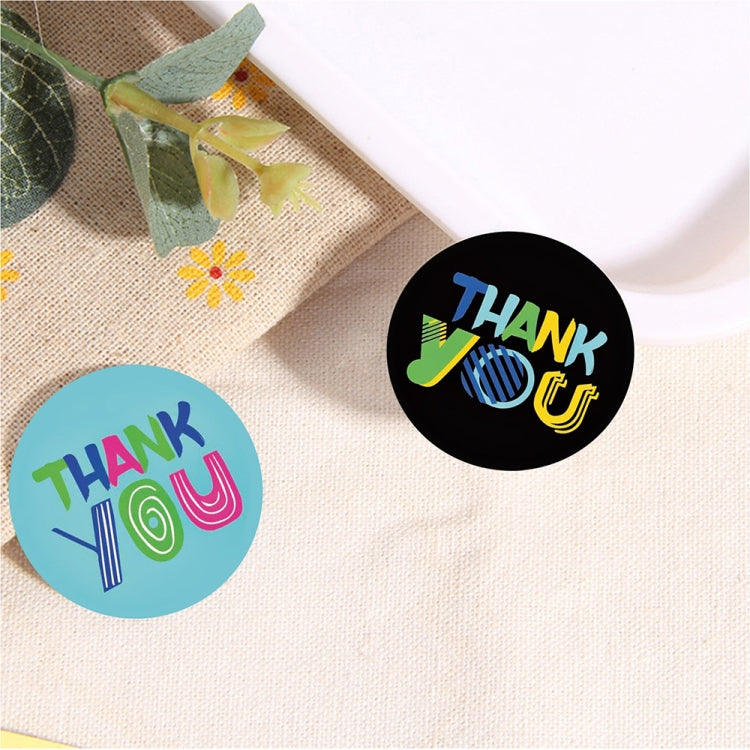 3 PCS Thank You Sticker 8 Kinds Of Pictures Wedding Party Decoration Supplies Label 38 mm/1.5 inch(A-132-38mm)