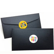 3 PCS Thank You Sticker 8 Kinds Of Pictures Wedding Party Decoration Supplies Label 38 mm/1.5 inch(A-132-38mm)