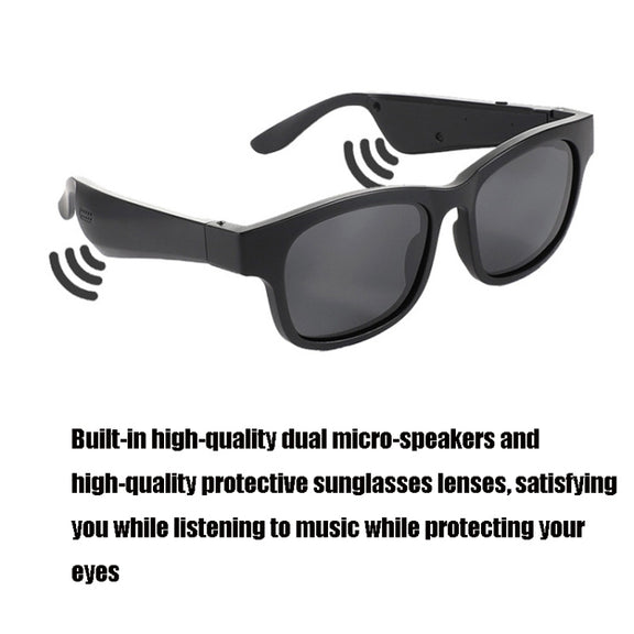 A12 Smart Bluetooth Audio Sunglasses Bluetooth Glasses(Blue)