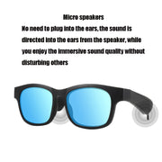 A12 Smart Bluetooth Audio Sunglasses Bluetooth Glasses(Silver)