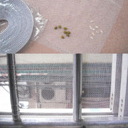 DIY Fly Mosquito Bug Mesh Window Screen Self-adhesive Anti-mosquito Net���13X15cm)