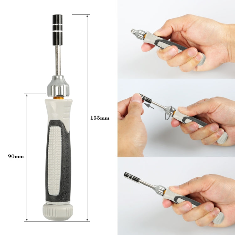 60 in 1 S2 Mobile Phone Notebook Computer Disassembly Tool Repair Phillips Screwdriver(Black) - Screwdriver Set by PMC TechLife | Online Shopping South Africa | PMC TechLife