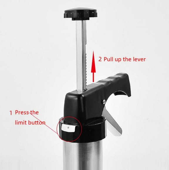 Multi-Function Stainless Steel Piping Gun Set Cookie Biscuits Hand Pressing Biscuit Machine Household DIY Baking Tools