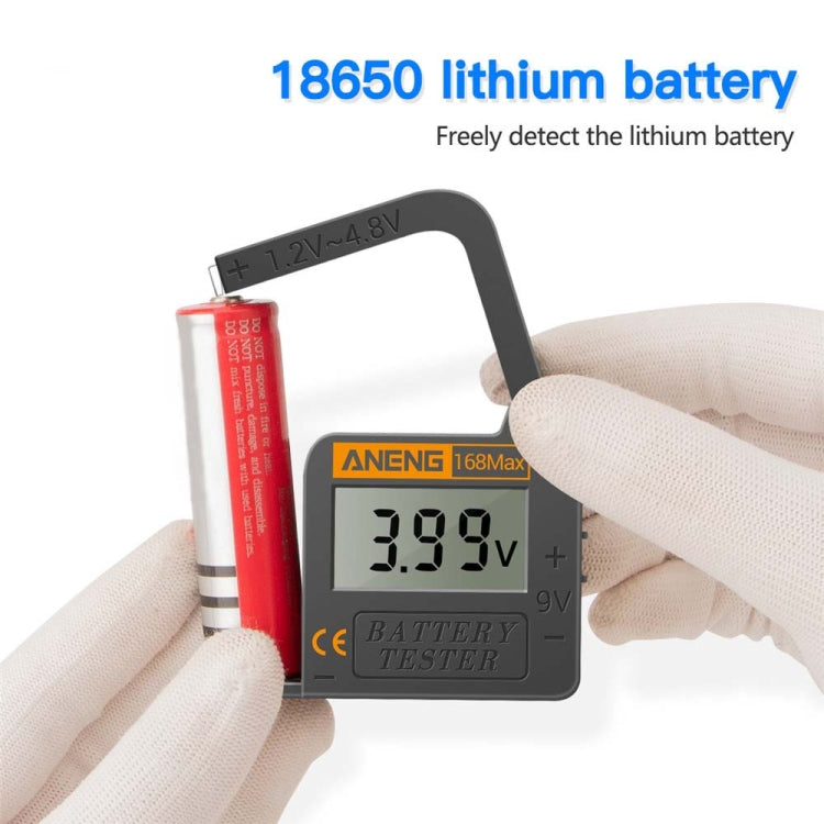2 PCS ANENG 168MAX Portable Battery Tester High-Precision Battery Power Tester Battery Capacity Tester - Battery & Resistance Tester by ANENG | Online Shopping South Africa | PMC Jewellery | Buy Now Pay Later Mobicred