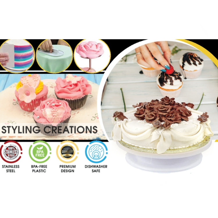 205 in 1 Cake Decorating Turntable Set Cake Decorating Mouth Baking Utensils - Food Molds by PMC TechLife | Online Shopping South Africa | PMC TechLife