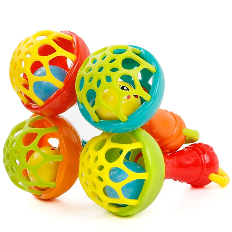Baby Rattles Toy Intelligence Grasping Gums Plastic Hand Bell Rattle Funny Educational Toy���Color Random Delivery - Baby Toys by PMC TechLife | Online Shopping South Africa | PMC TechLife