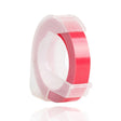 CIDY 9mm 3D Embossed Manual Label Tape, Suitable Label Machine DYMO1610 / Motex1540 Sticker Printer(Pink 3D-PK25) - free shipping - PMC TechLife - Order now!