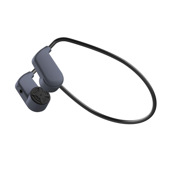 K3 Bone Conduction Bluetooth 5.0 Wireless Headphones Water-resistant Headphones 16GB RAM(Gray)