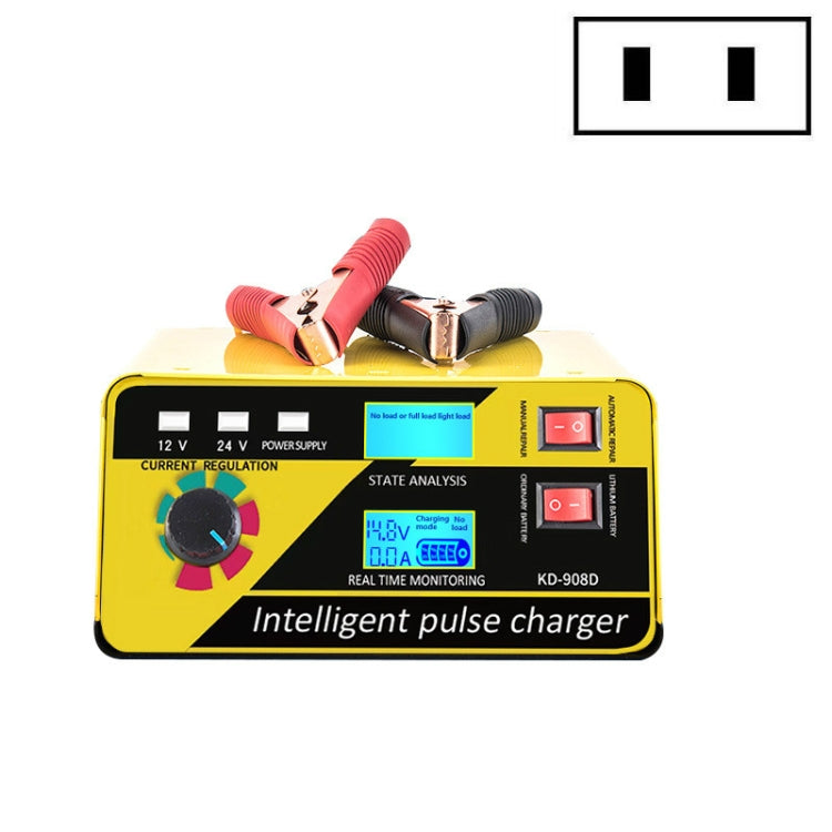 KD-908D Lead-Acid Battery Intelligent Repair Charger Car Battery Charger US Plug - Battery Charger by PMC TechLife | Online Shopping South Africa | PMC TechLife