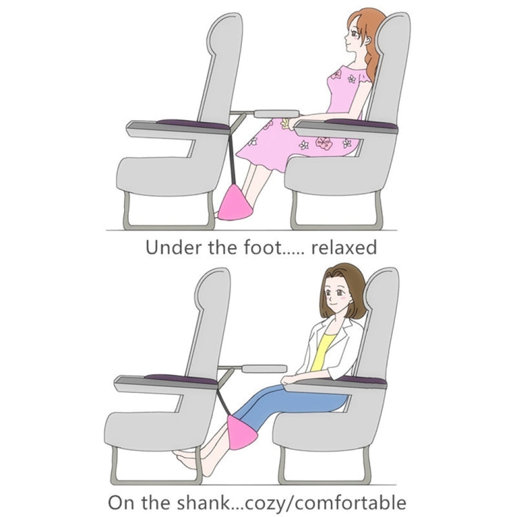 Portable Mini Foot Rest Hammock for Office Home Chair(Black) - Hammocks by PMC TechLife | Online Shopping South Africa | PMC TechLife | Buy Now Pay Later Mobicred
