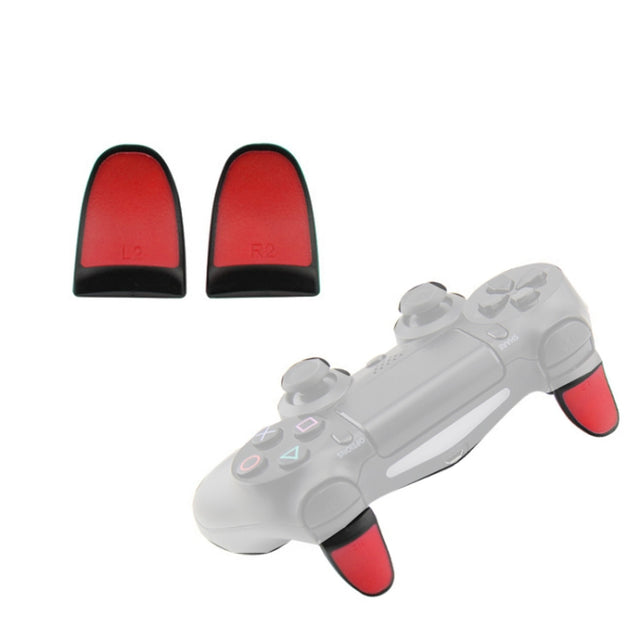 2 Pairs Gamepad Extended Buttons L2R2 Buttons Suitable For PS4(Red)