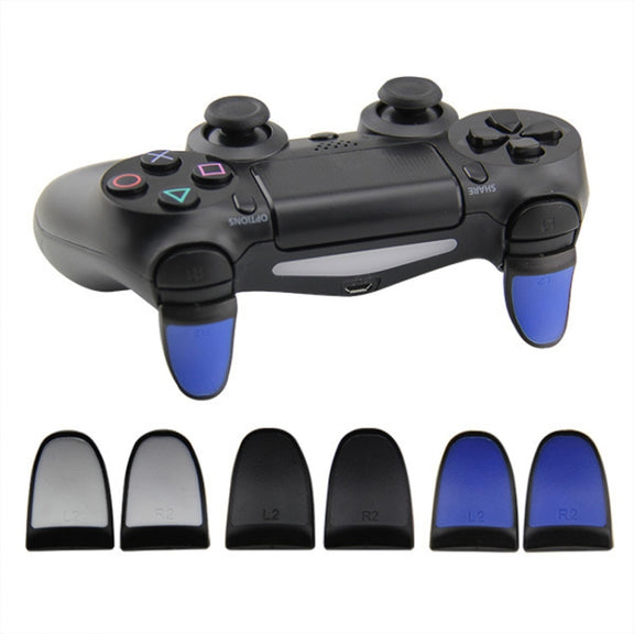 2 Pairs Gamepad Extended Buttons L2R2 Buttons Suitable For PS4(Blue)
