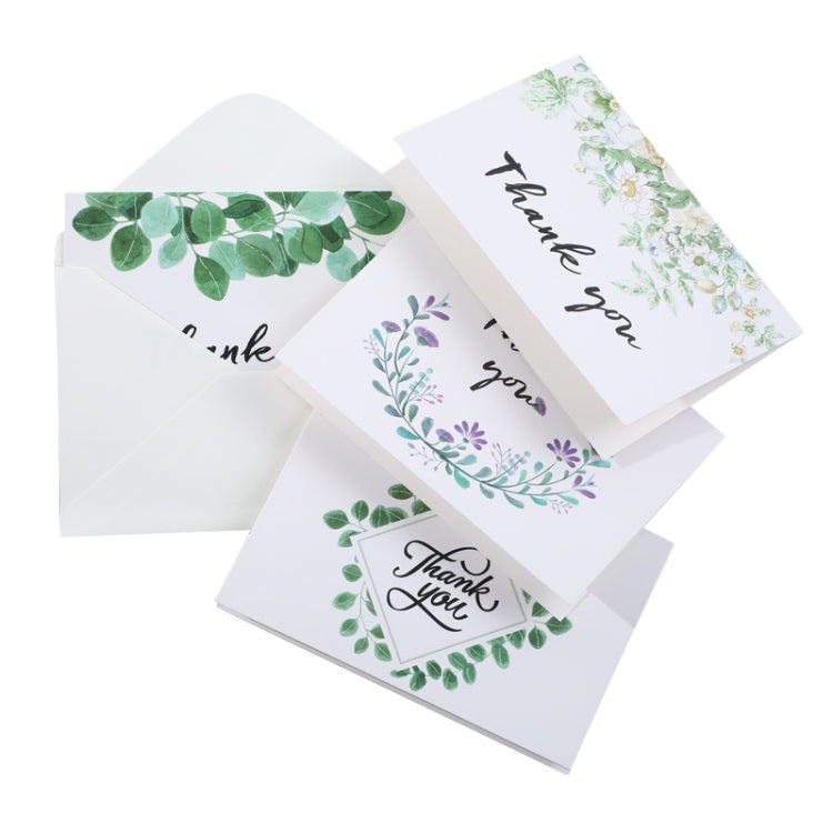 6pcs / Set Thank You Card Creative Half-Fold Greeting Card with Envelope - Envelopes by PMC TechLife | Online Shopping South Africa | PMC TechLife