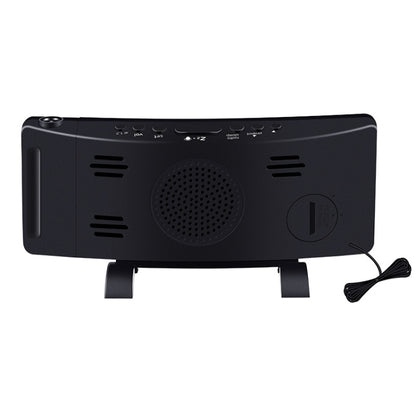 Three-color Projection Radio Alarm Clock USB Digital Alarm Clock Thermometer & Hygrometer - free shipping - PMC Jewellery - Order now!