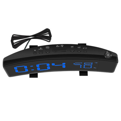 Three-color Projection Radio Alarm Clock USB Digital Alarm Clock Thermometer & Hygrometer - free shipping - PMC Jewellery - Order now!