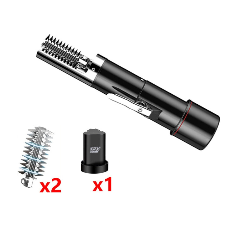 Electric Fish Scale Scraper Household Automatic Wireless Scraping Tool CN Plug Black Single Battery+Cutter Head - free shipping - PMC TechLife - Order now!