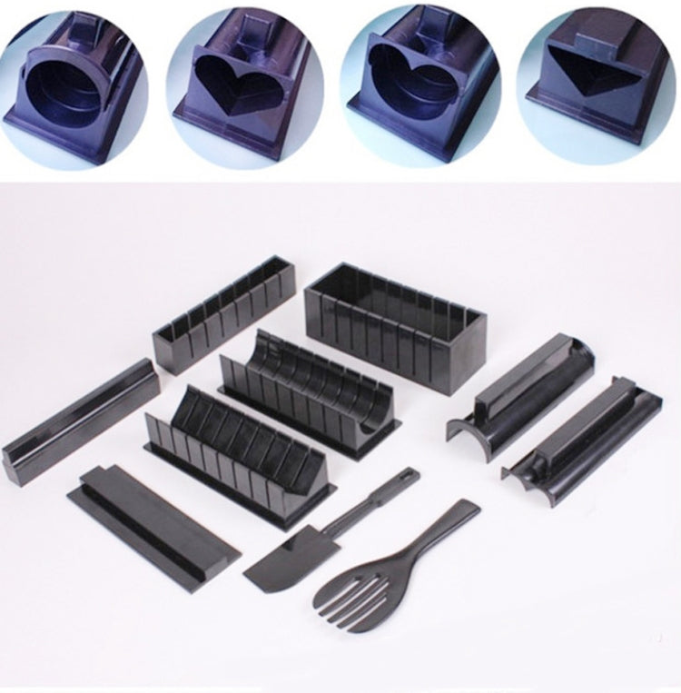 11 in 1 Sushi Mold With Sushi Knife Rice Ball Mold DIY Home Creative Sushi Roll Set - Food Molds by PMC TechLife | Online Shopping South Africa | PMC TechLife