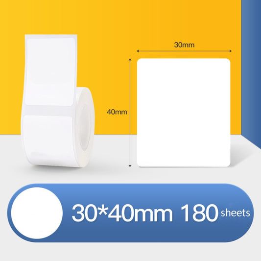 Thermal Label Paper Self-Adhesive Paper Fixed Asset Food Clothing Tag Price Tag for NIIMBOT B11 / B3S, Size: 30x40mm 180 Sheets - free shipping - PMC Jewellery - Order now!