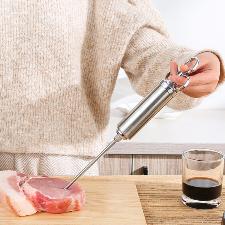 304 Stainless Steel Seasoning Syringe Barbecue Tool Turkey Needle Set - free shipping - PMC TechLife - Order now!