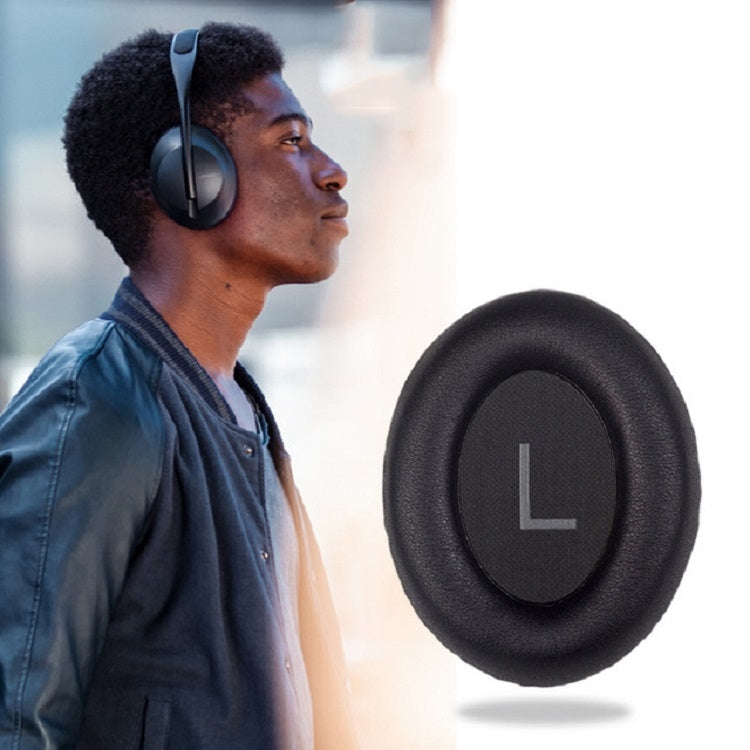 A Pair For BOSE NC700 Headset Earmuffs Headset Sponge Sleeve(Black Earphone Cover + Cushion) - Earmuff & Pad by PMC TechLife | Online Shopping South Africa | PMC TechLife