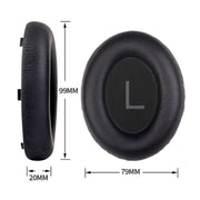 A Pair For BOSE NC700 Headset Earmuffs Headset Sponge Sleeve(Grey Earphone Cover + Cushion)
