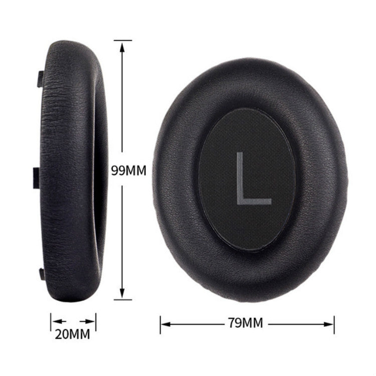 A Pair For BOSE NC700 Headset Earmuffs Headset Sponge Sleeve(Grey Earphone Cover + Cushion)
