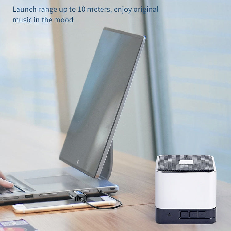 BT201 Bluetooth 5.0 USB 2 in 1 Bluetooth Audio Receiver Transmitter with LCD Display - Audio Receiver Transmitter by PMC TechLife | Online Shopping South Africa | PMC TechLife