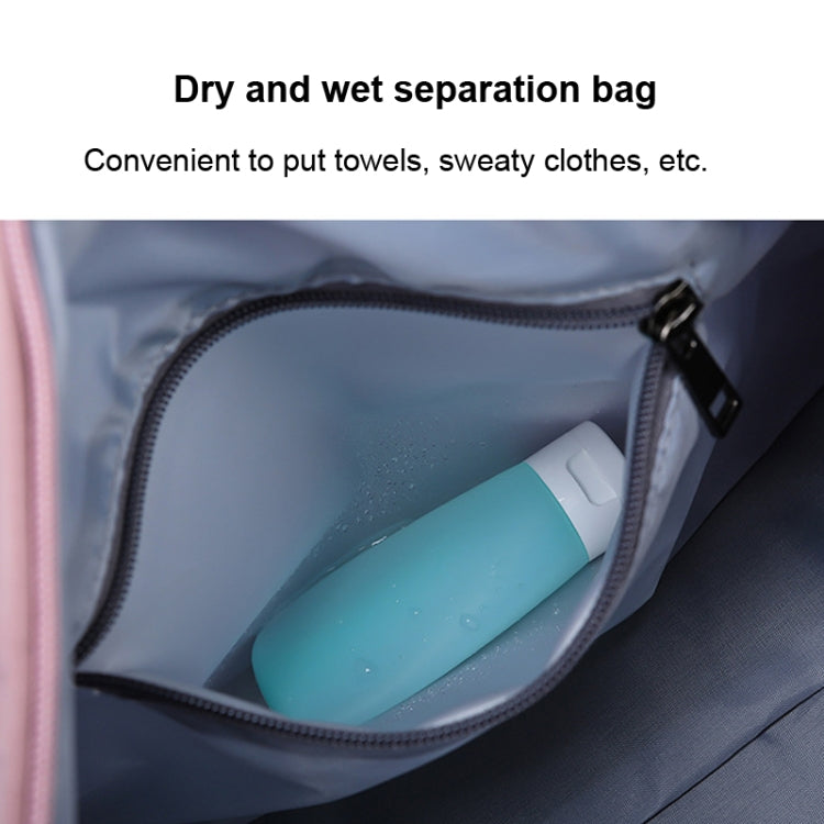 Female Dry And Wet Separation Sports Gym Bag Handbag Duffel Bag Short Distance Light Swimming Bag(Light Blue) - Travel Bags by PMC TechLife | Online Shopping South Africa | PMC TechLife