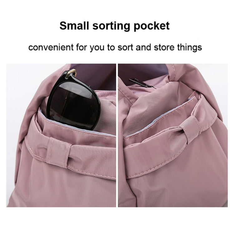 Female Dry And Wet Separation Sports Gym Bag Handbag Duffel Bag Short Distance Light Swimming Bag(Light Blue)