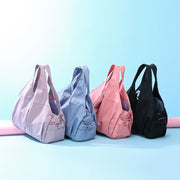 Female Dry And Wet Separation Sports Gym Bag Handbag Duffel Bag Short Distance Light Swimming Bag(Light Blue)