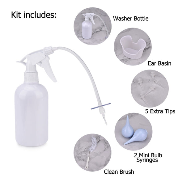 Ear Wash Ball Ear Wash Set Ear Wax Cleaning Tool