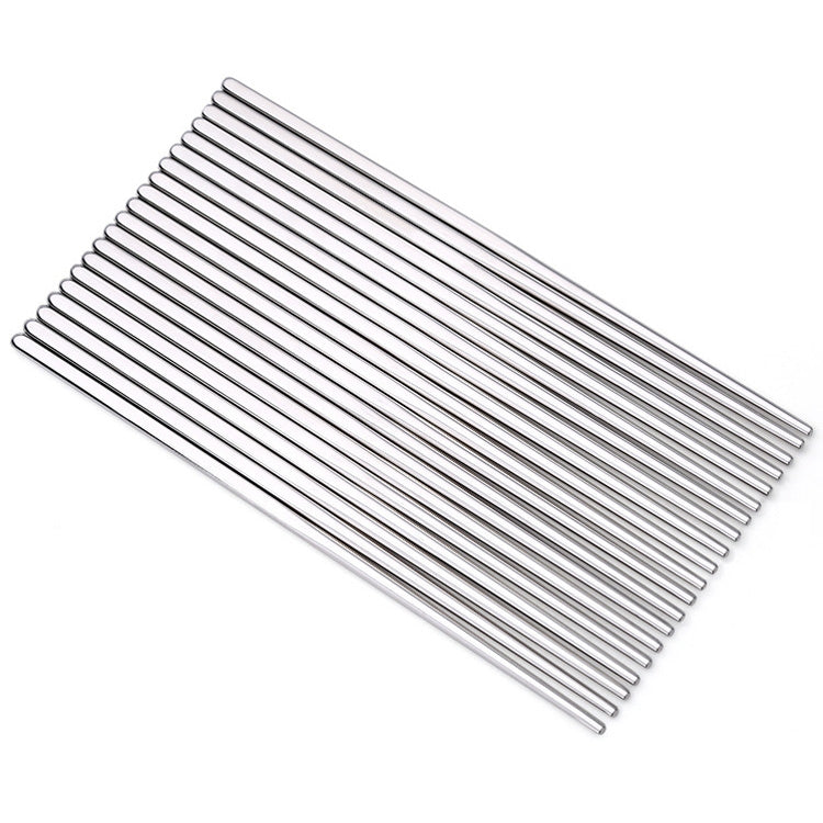 1 Pairs 304 Stainless Steel Chopsticks Non-Slip Tableware Adult Chopsticks - Cutlery Sets by PMC TechLife | Online Shopping South Africa | PMC TechLife