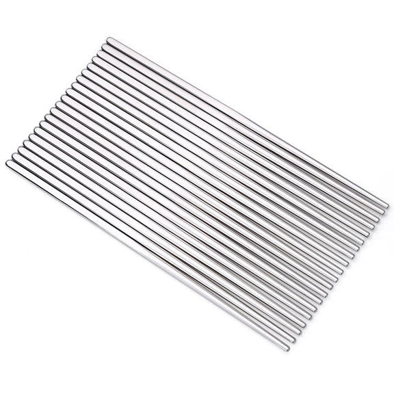 1 Pairs 304 Stainless Steel Chopsticks Non-Slip Tableware Adult Chopsticks