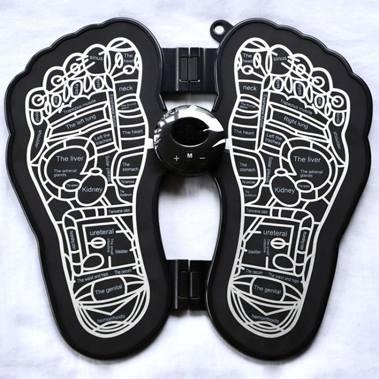 MLR-125 Mini Foot Massager Elderly Foot Foot Massager EMS Portable Pulse Home Foot Relaxing Massager, Shape: Black (Rechargeable) - free shipping - PMC TechLife - Order now!