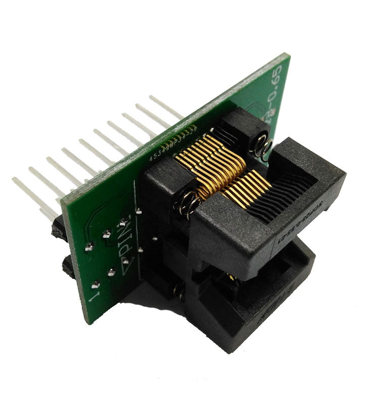 SSOP20 TSSOP20 OTS-28-0.65-01 Chip Gold-Plated Dual Contact Pin Adapter Socket - MCU Tools by PMC TechLife | Online Shopping South Africa | PMC TechLife
