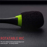 Computer USB Interface Headphone Aviation Headset with Microphone