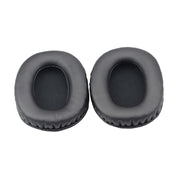2 PCS Leather Cover Headphone Protective Cover Earmuffs For Edifier W800BT / W808BT / K800 / K830 / K815P(Black)