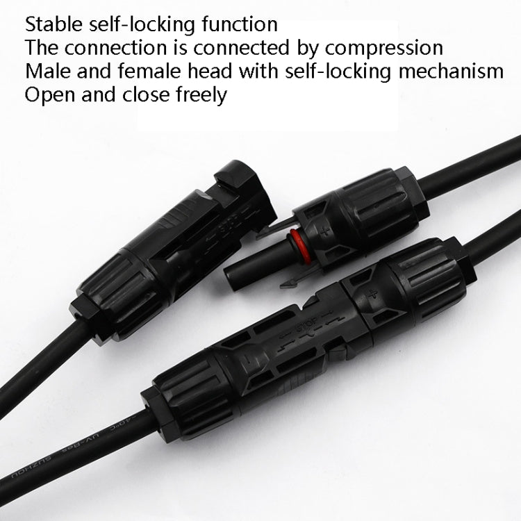 10 Sets MC4 4 in 1 MC4 Photovoltaic Connector Solar Branch Connector Solar Panel Male And Female Plug Accessories