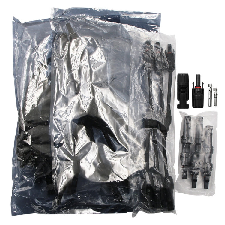 10 Sets MC4 4 in 1 MC4 Photovoltaic Connector Solar Branch Connector Solar Panel Male And Female Plug Accessories