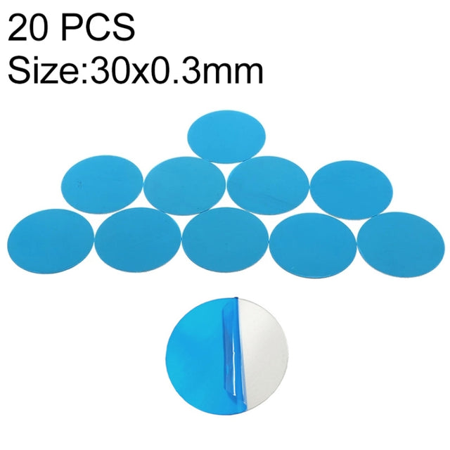 20 PCS Metal Plate Disk Iron Sheet For Magnetic Car Phone Stand Holder(30x0.3mm)