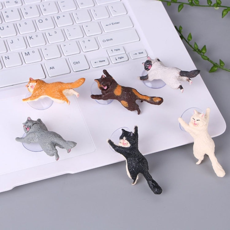 60 PCS Sucker Design Cute Cat Smartphone Holder(White 02) - Desktop Holder by PMC TechLife | Online Shopping South Africa | PMC TechLife
