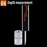 0-150mm Plastic Meter Stainless Steel Body Digital Display Electronic High-Precision Vernier Caliper, Specification: 2 Units of mm/inch