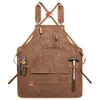 Canvas Apron Barber Roasting Cafe Gardening Woodworking Men And Women Canvas Work Clothes, Specification: For Children 47cm(Yellow) - Aprons & Caps by PMC TechLife | Online Shopping South Africa | PMC TechLife