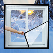Window Windproof Warm Film Indoor Air Leakage Soundproof Double-Layer Insulation, Specification: 1.2x1.5M