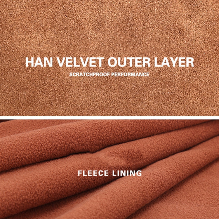 S.C.COTTON Liner Shockproof Digital Protection Portable SLR Lens Bag Micro Single Camera Bag Round Brown S - Lens Bag by S.C.COTTON | Online Shopping South Africa | PMC TechLife | Buy Now Pay Later Mobicred