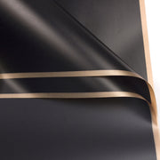 20 Sheets / Pack Phnom Penh Flower Matte Paper Flower Wrapping Paper Bouquet Jelly Film Water-resistant Gift Wrapping Paper 58x58cm, Colour: Black