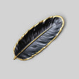 Phnom Penh Ceramic Dessert Plate Feather Plate Banana Leaf Fruit Dried Fruit Storage Tray, Size: Small (Matte  Black) - free shipping - PMC TechLife - Order now!