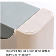 Jewelry And Cosmetics Storage Box Drawer Type Plastic Desktop Rack(Blue)
